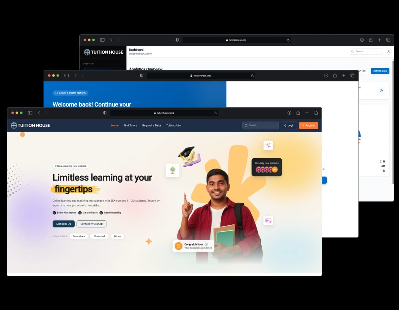 Tuition House: A Tution Media Platform in Bangladesh
